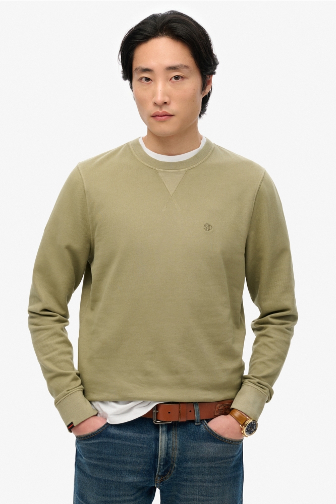 CLASSIC ESSENTIAL SWEATSHIRT M2014174A LIGHT KHAKI GREEN